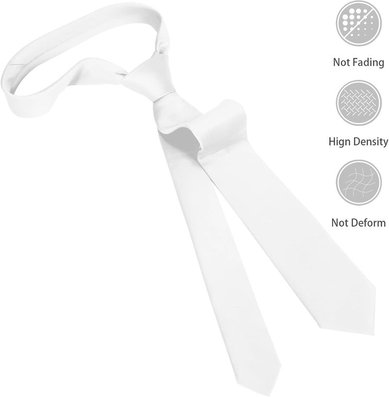Junmaxroad Store Boys Black Tie Satin Solid Color Necktie for Teen Wedding School Graduation with Gift Box - Image 3